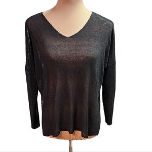 Arianna women's  brown v-neck pullover sweater/top